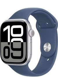 APPLE - Smartwatch Apple Apple Watch Series 10 OLED 46 mm Cyfrowy 416 x 496 px Ekran dotykowy 4G Srebrny Wi-Fi GPS. Rodzaj zegarka: smartwatch. Kolor: srebrny