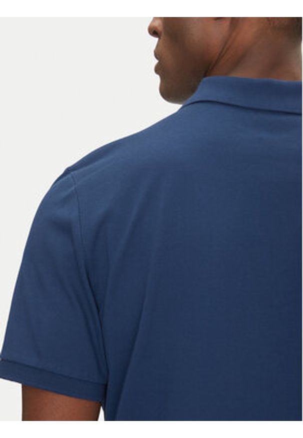 The North Face Polo Essential NF0A8C1P Niebieski Regular Fit. Typ kołnierza: polo. Kolor: niebieski. Materiał: bawełna