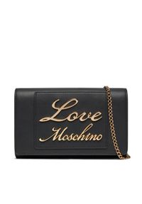 Love Moschino - LOVE MOSCHINO Torebka JC4121PP1ILM0000 Czarny. Kolor: czarny. Materiał: skórzane #1