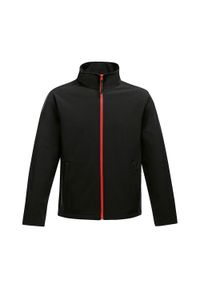 Regatta - Kurtka Damska Ablaze Printable Soft Shell. Kolor: czarny, czerwony, wielokolorowy. Sport: turystyka piesza