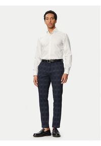Hugo - HUGO Chinosy Hesten263X-H 50565367 Granatowy Slim Fit. Kolor: niebieski. Materiał: syntetyk #2