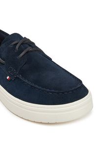 TOMMY HILFIGER - Tommy Hilfiger Półbuty Modern Light Hybrid Suede Boat S FM0FM05352 Granatowy. Kolor: niebieski. Materiał: skóra, zamsz #2