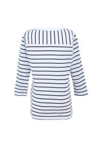 Regatta - T-shirt Damski W Paski Baylette II. Kolor: biały, wielokolorowy, niebieski. Wzór: paski