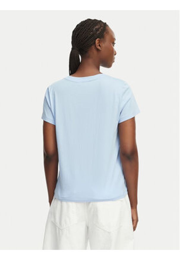 Polo Ralph Lauren T-Shirt 211B14611001 Niebieski jasny Straight Fit. Typ kołnierza: polo. Kolor: niebieski. Materiał: bawełna