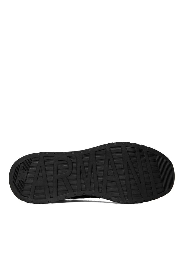 Sneakersy męskie czarne Armani Exchange XUX071 XV527 K001. Kolor: czarny