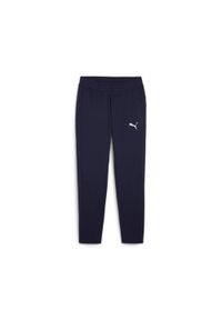 Jogging Puma TeamFinal. Kolor: niebieski. Materiał: polar. Sport: bieganie #1