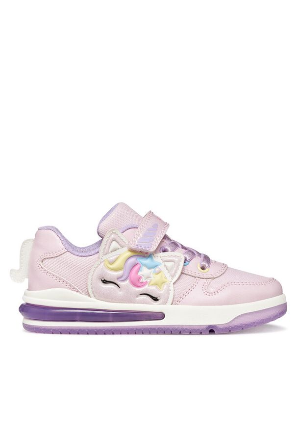 Sneakersy Geox. Kolor: różowy
