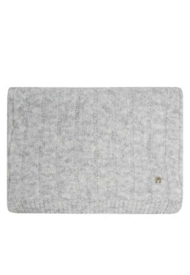 TOMMY HILFIGER - Tommy Hilfiger Szalik Timeless AW0AW16655 Szary. Kolor: szary. Materiał: akryl