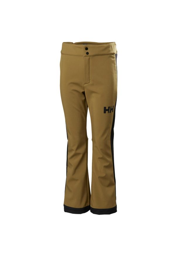 Dziewczęce spodnie narciarskie Helly Hansen Maya Stretch. Kolor: beżowy, wielokolorowy, brązowy. Sezon: zima. Sport: narciarstwo