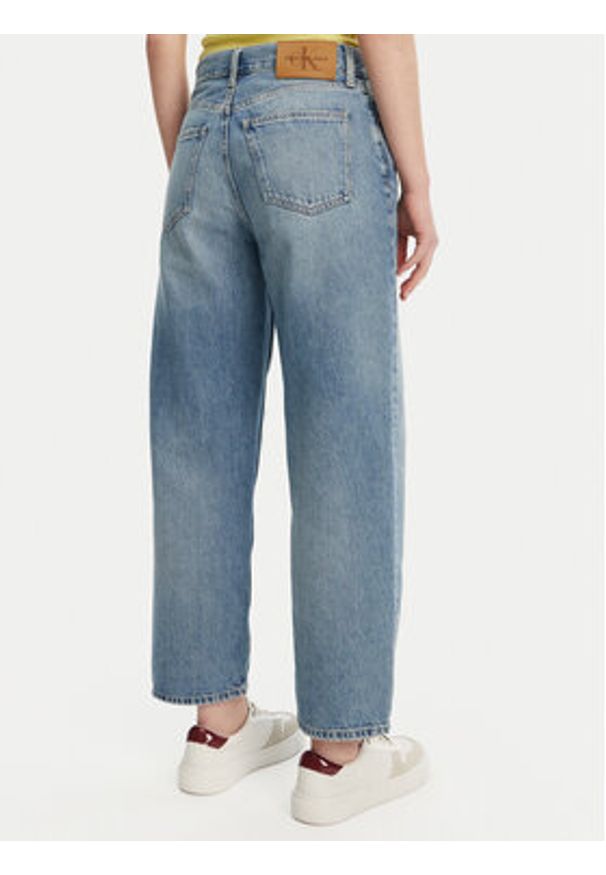 Calvin Klein Jeans Jeansy J20J225604 Niebieski Straight Fit. Kolor: niebieski