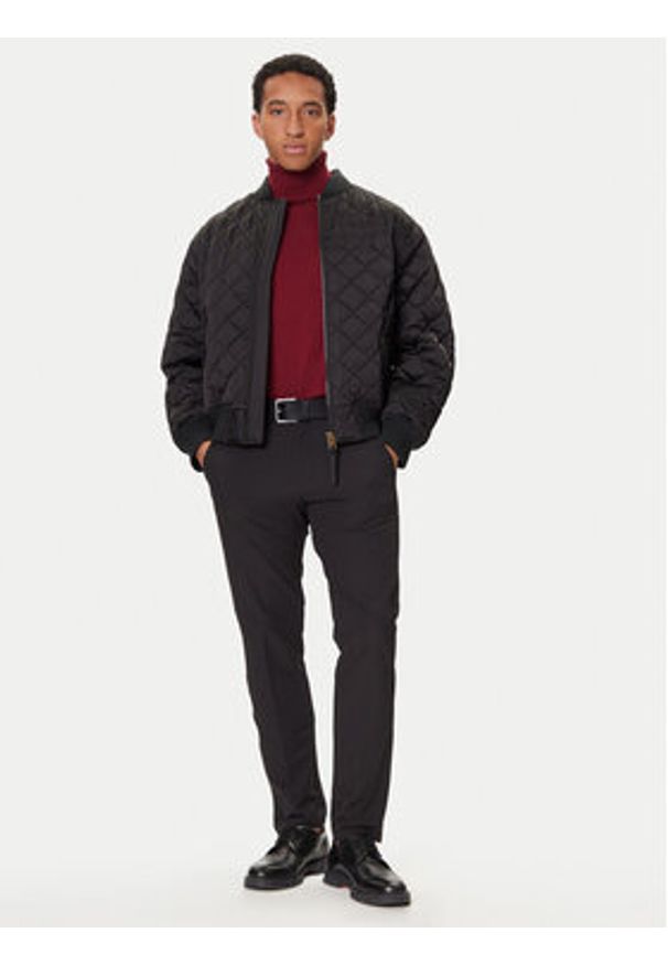 Hugo - HUGO Kurtka bomber Bicol2541 50546226 Czarny Regular Fit. Kolor: czarny. Materiał: syntetyk