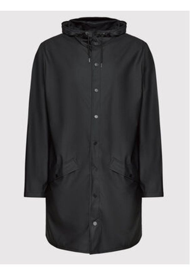 Rains Kurtka przeciwdeszczowa Unisex 12020 Czarny Regular Fit. Kolor: czarny. Materiał: syntetyk