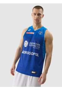 4f - 4F Tank top replika wyjazdowy z sezonu 2023/24 męski 4F x MKS Dąbrowa Górnicza - multikolor M. Kolor: wielokolorowy. Materiał: dzianina #1