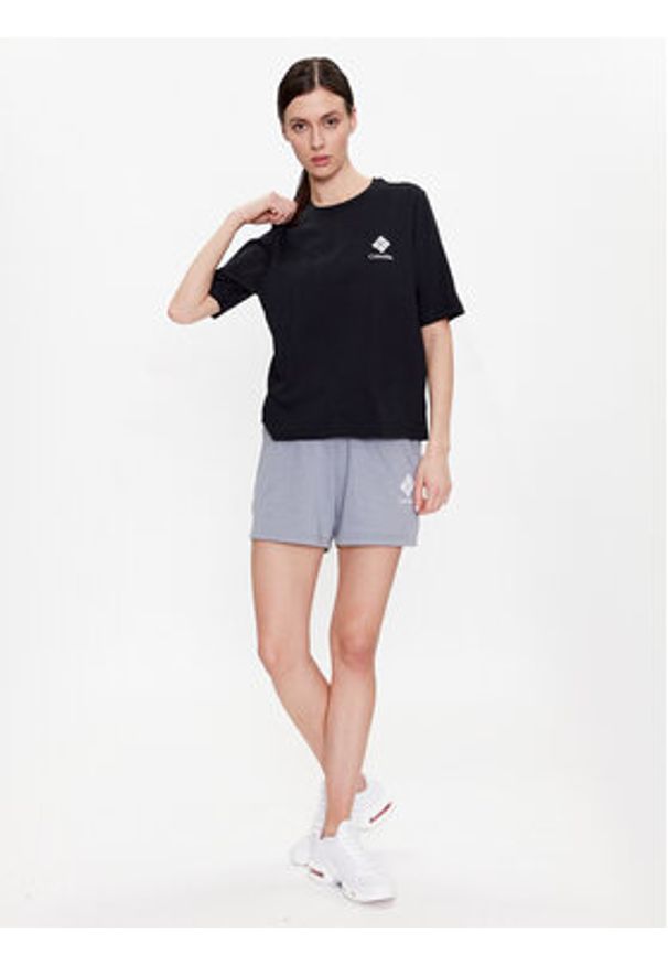 columbia - Columbia T-Shirt North Casades 1992085 Czarny Relaxed Fit. Kolor: czarny. Materiał: bawełna