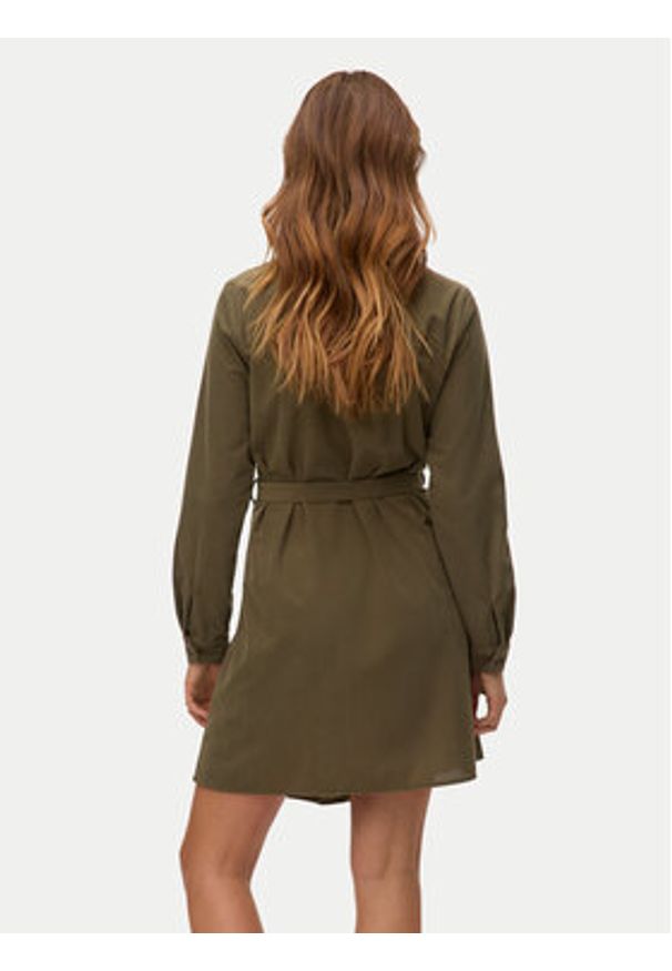Vero Moda Sukienka koszulowa Elly 10334288 Zielony Regular Fit. Kolor: zielony. Materiał: syntetyk. Typ sukienki: koszulowe