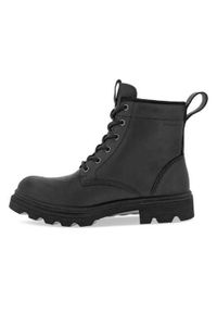 ecco - Buty do chodzenia damskie Ecco Winterstiefel Grainer. Wysokość cholewki: za kostkę. Kolor: czarny. Materiał: skóra. Szerokość cholewki: normalna. Sport: turystyka piesza