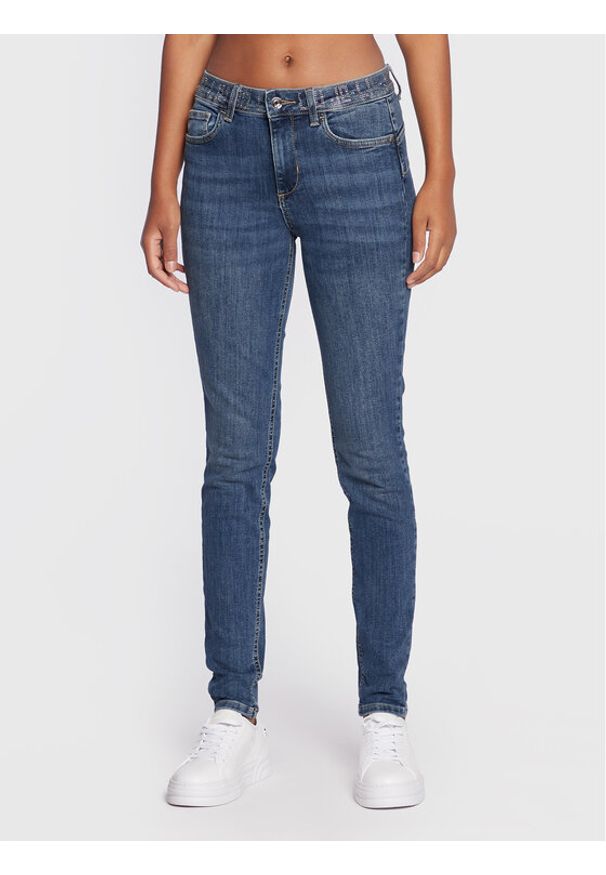 Liu Jo Jeansy UF2013 D4391 Niebieski Bottom Up Fit. Kolor: niebieski