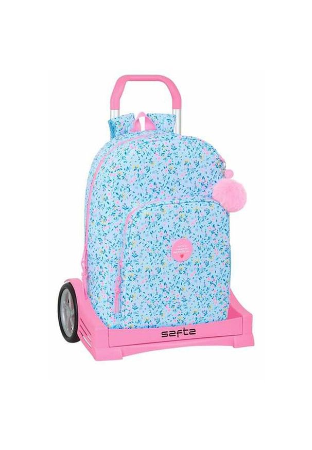 PRO BRANDS - Torba szkolna z kółkami Vicky Martín Berrocal Paraíso Niebieski. Kolor: niebieski