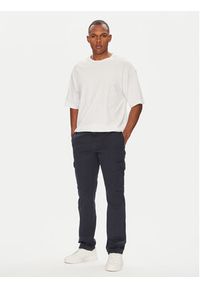 TOMMY HILFIGER - Tommy Hilfiger Spodnie materiałowe Denton MW0MW39695 Granatowy Straight Fit. Kolor: niebieski. Materiał: bawełna #3