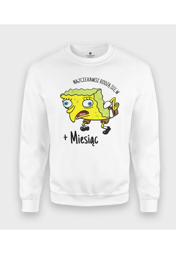 MegaKoszulki - Bluza klasyczna Spongebob + personalizacja. Styl: klasyczny