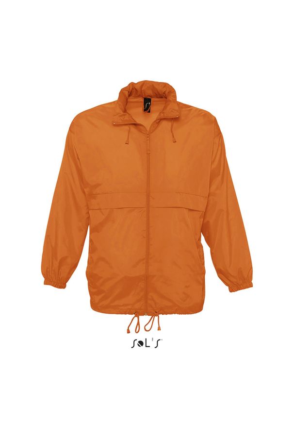 SOL'S - Windbreaker Sol's Surf. Kolor: pomarańczowy. Styl: klasyczny