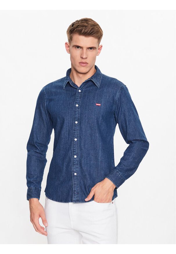 Koszula jeansowa Levi's®. Kolor: niebieski. Materiał: jeans, bawełna