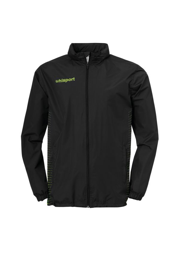 UHLSPORT - Dziecięca kurtka wodoodporna Uhlsport Score. Kolor: wielokolorowy, czarny, zielony. Materiał: materiał. Sport: piłka nożna