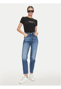 Guess Jeansy W4YA0Q D5DD4 Granatowy Carrot Fit. Kolor: niebieski