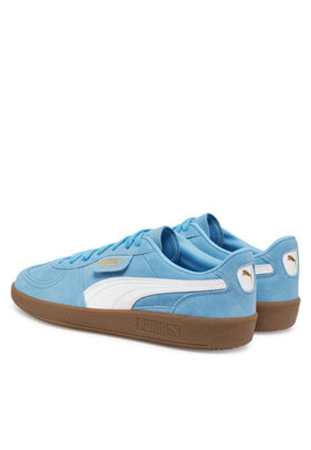 Puma Sneakersy Palermo Team 396463 44 Niebieski. Kolor: niebieski. Materiał: skóra, zamsz