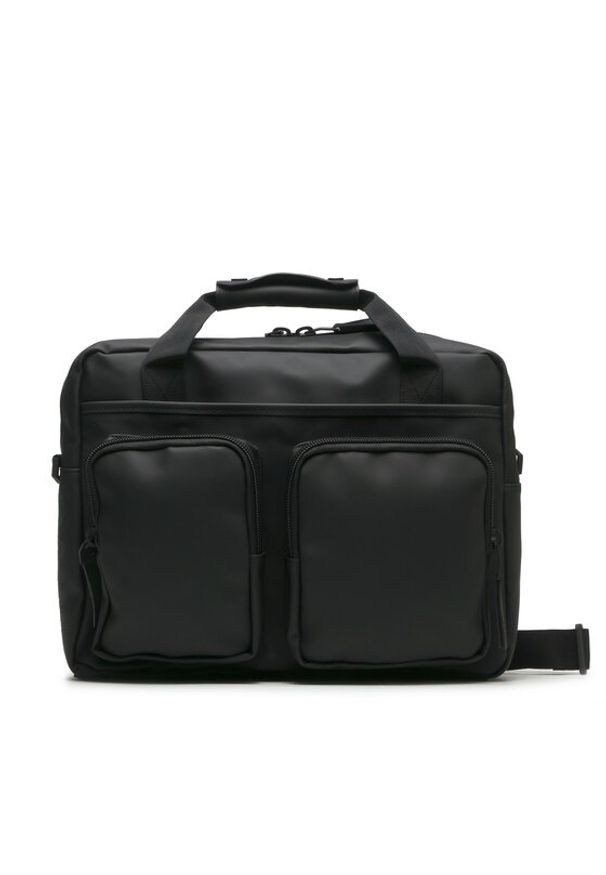 Rains Torba Texel Tech Bag W3 14250 Czarny. Kolor: czarny. Materiał: materiał