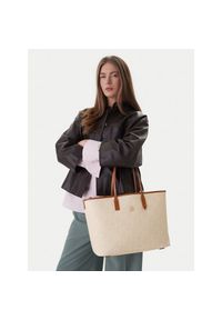 TOMMY HILFIGER - Torebka Tommy Hilfiger. Kolor: beżowy #1