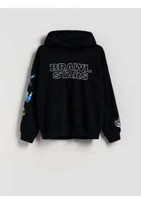 Reserved - Bluza Brawl Stars - czarny. Kolor: czarny. Materiał: dzianina, bawełna