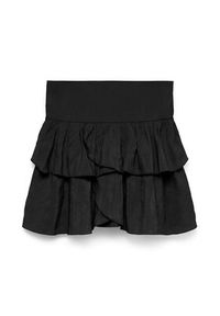 Vero Moda Spódnica mini Clara 10336425 Czarny Regular Fit. Kolor: czarny. Materiał: wiskoza #7