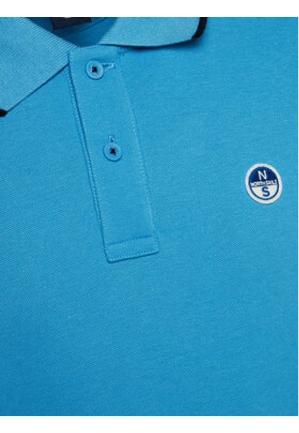 North Sails Polo 692452 Niebieski Regular Fit. Typ kołnierza: polo. Kolor: niebieski. Materiał: bawełna