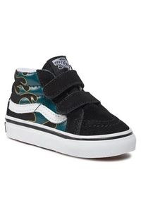 Vans Tenisówki Td Sk8-Mid Reissue V VN0A5DXDBML1 Czarny. Kolor: czarny. Materiał: skóra