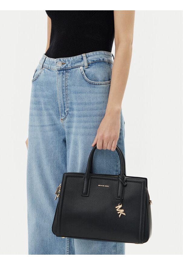 MICHAEL Michael Kors Torebka Laila 30R5G9IS6L Czarny. Kolor: czarny. Materiał: skórzane