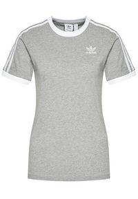 Adidas - adidas T-Shirt adicolor Classics 3-Stripes GN2909 Szary Regular Fit. Kolor: szary. Materiał: bawełna #4