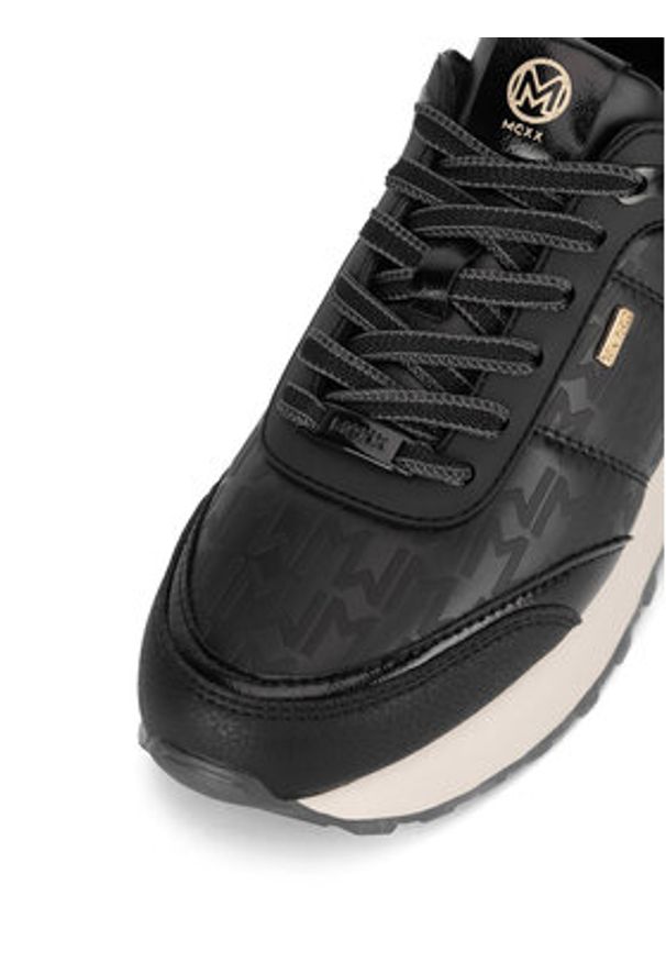 MEXX Sneakersy MI001009343W Czarny. Kolor: czarny. Materiał: skóra