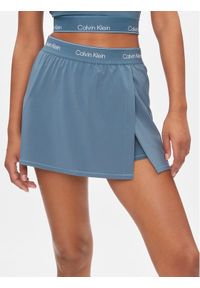 Calvin Klein Performance Spódnica mini 00GWS4T901 Niebieski Regular Fit. Kolor: niebieski. Materiał: syntetyk