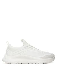 Sneakersy Calvin Klein. Kolor: biały. Materiał: mesh. Sport: bieganie #1