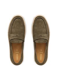 Geox Espadryle U Costuni U55MRA 00022 C3009 Khaki. Kolor: brązowy. Materiał: zamsz, skóra