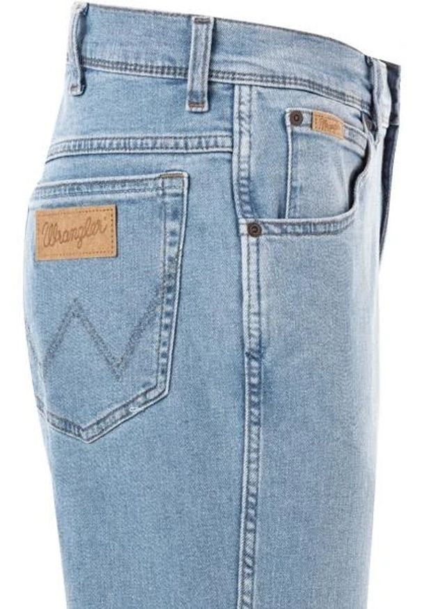 Wrangler - WRANGLER TEXAS SLIM MĘSKIE SPODNIE JEANSOWE JEANS STARLITE W12SYJZ86 112331141