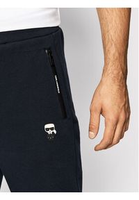 Karl Lagerfeld - KARL LAGERFELD Spodnie dresowe 705033 512910 Granatowy Regular Fit. Kolor: niebieski. Materiał: bawełna #3