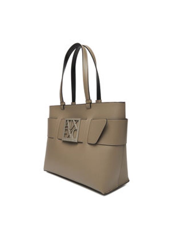 Armani Exchange Torebka 949138 0A874 U6242 Brązowy. Kolor: brązowy. Materiał: skórzane