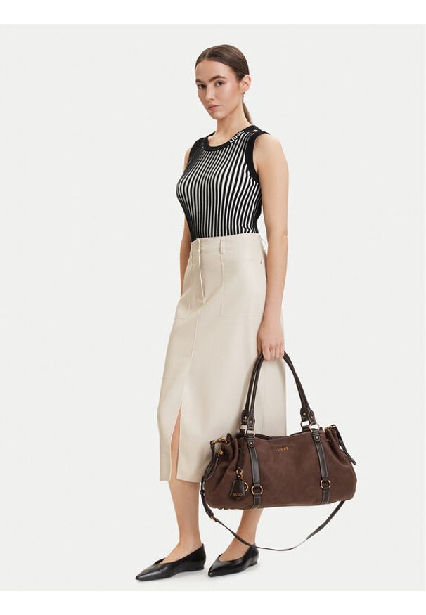 Liu Jo Torebka AA6082 E1116 Brązowy. Kolor: brązowy. Materiał: skórzane