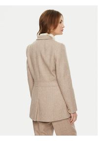 Bruuns Bazaar Marynarka Baki BBW4290 Beżowy Slim Fit. Kolor: beżowy. Materiał: syntetyk #4