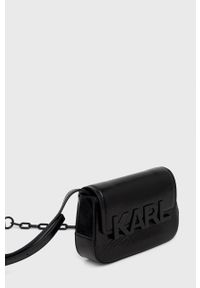 Karl Lagerfeld nerka skórzana kolor czarny. Kolor: czarny. Materiał: skóra #2