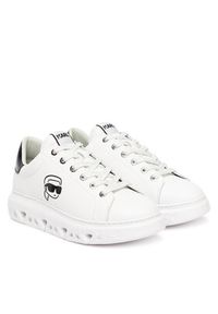 Karl Lagerfeld - KARL LAGERFELD Sneakersy KL64525 Biały. Kolor: biały. Materiał: skóra #3