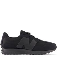 Buty dziecięce New Balance GS327CTB – czarne. Okazja: na co dzień. Kolor: czarny. Materiał: materiał, syntetyk, guma. Szerokość cholewki: normalna. Sezon: lato