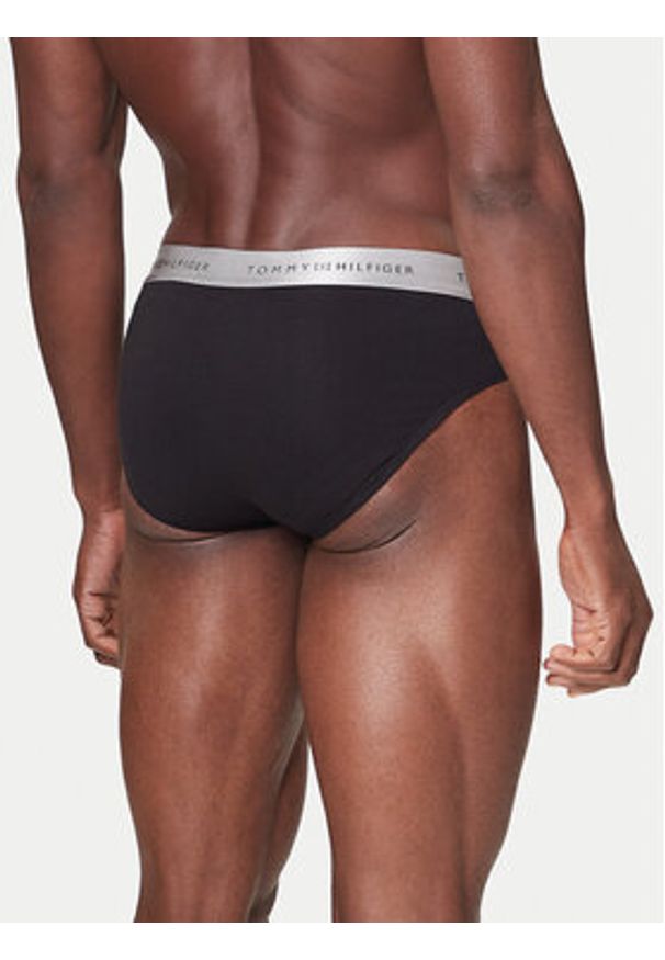 TOMMY HILFIGER - Tommy Hilfiger Komplet slipów UM0UM03703 Czarny. Kolor: czarny. Materiał: bawełna